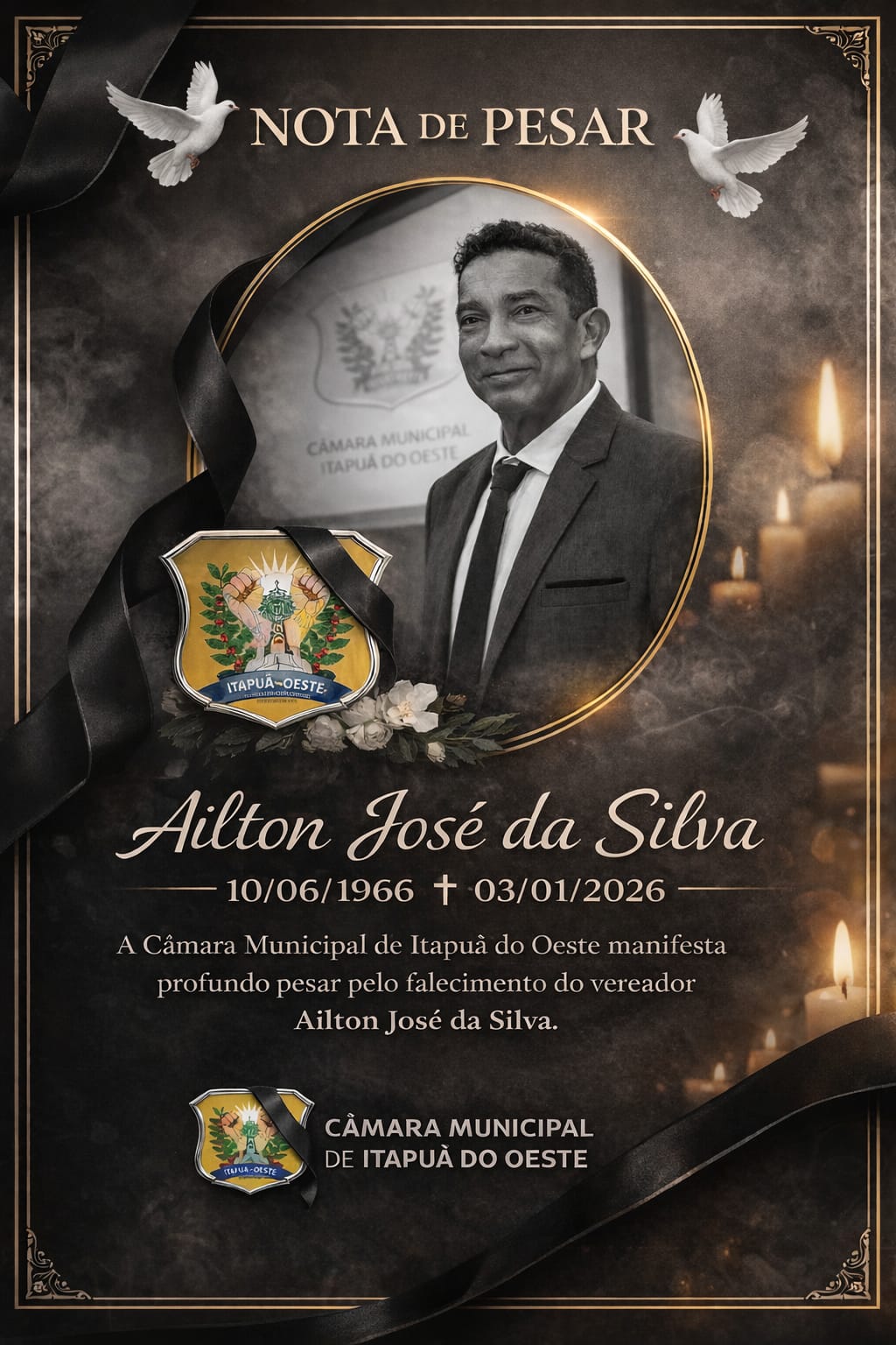 🕊️ NOTA DE PESAR 🕊️