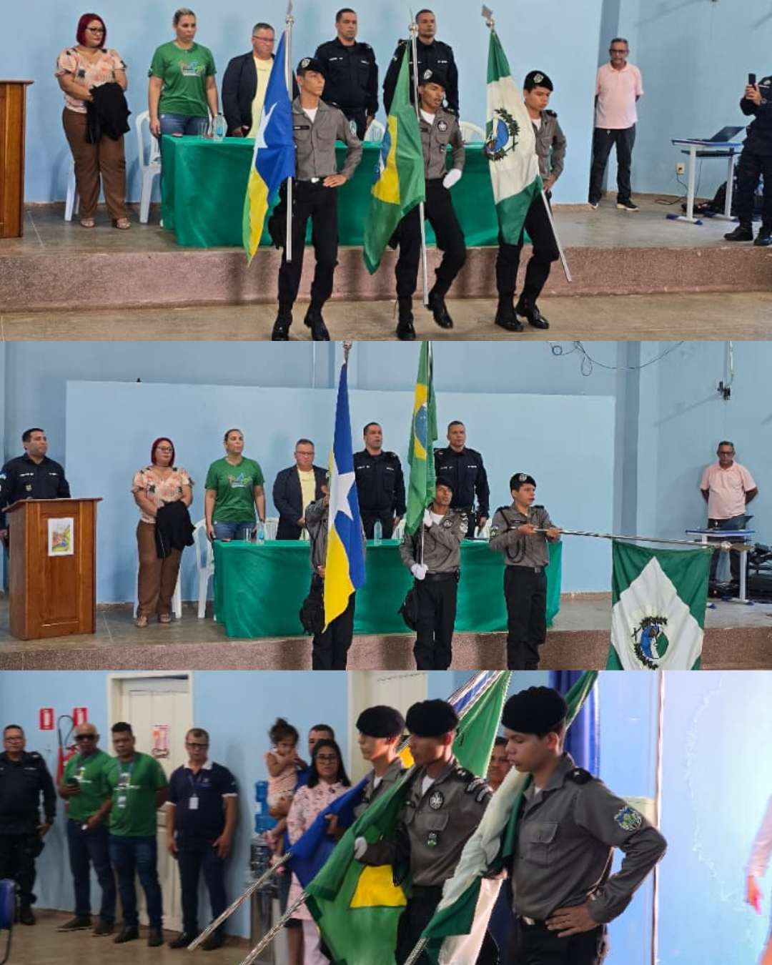 Presidente da Câmara participa da Passagem de Comando da Polícia Militar em Itapuã do Oeste!